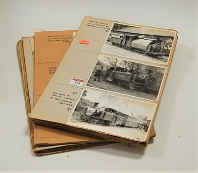 Lot 530 - A large collection of assorted rail related...