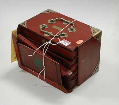 Lot 534 - A Chinese mah-jong set, 20th century (case...