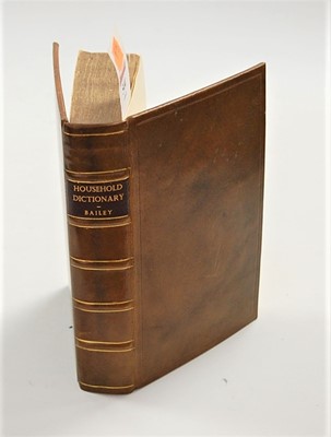 Lot 544 - Bailey (Nathan), Dictionarium Domesticum,...