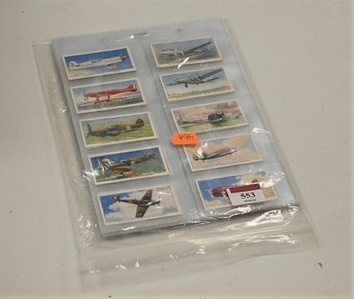 Lot 553 - Two sets of John Player cigarette cards...