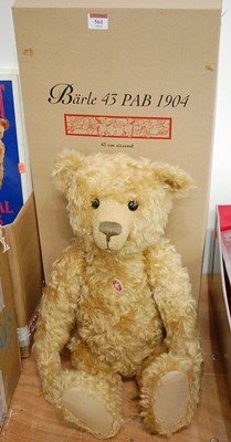Lot 561 - A large modern Steiff 1904 teddy-bear, in...