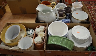 Lot 569 - Three boxes of miscellaneous china, to include...