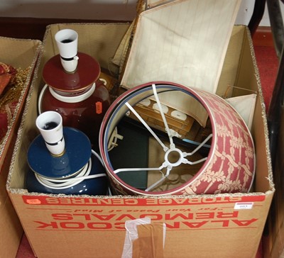 Lot 603 - A box of miscellaneous items, to include model...