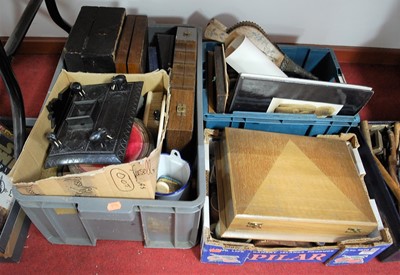 Lot 611 - Three boxes of miscellaneous items, to include...