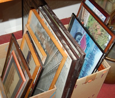 Lot 1088 - Two boxes of assorted travel and transport...