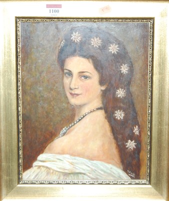 Lot 1100 - After Franz Xaver Winterhalter, portrait of...