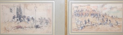 Lot 1110 - Luigi Alphonso Innes Mio (1886-1967) - Pair;...