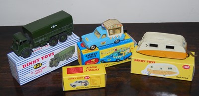 Lot 1503 - Four various reproduction boxed re-painted and...