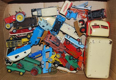 Lot 1517 - A collection of loose and playworn tinplate...