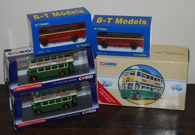 Lot 1520 - Five various boxed modern issue Corgi Toys and...