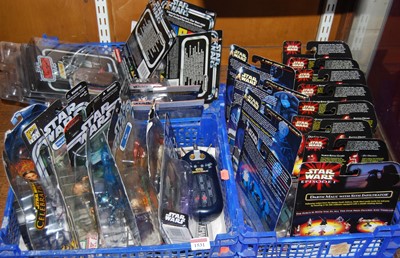 Lot 1531 - Three boxes of various Star Wars modern...