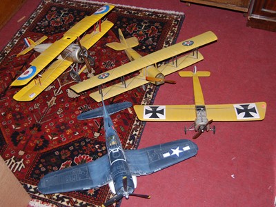 Lot 1533 - Four various large-scale static display model...