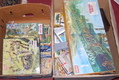 Lot 1547 - A collection of Airfix 00 scale plastic...