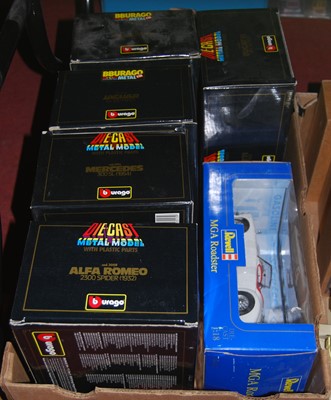 Lot 1609 - Six boxed 1:18 scale modern issue diecast...