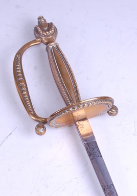 Lot 44 - A George V court dress sword