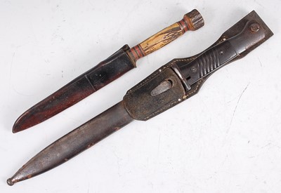 Lot 21 - A German Third Reich K-98 Mauser bayonet