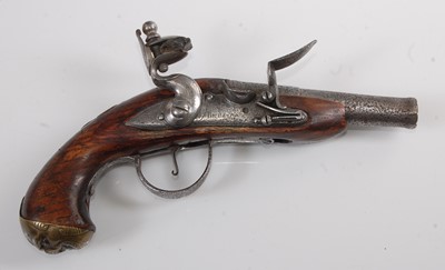 Lot 35 - An 18th century flintlock pistol