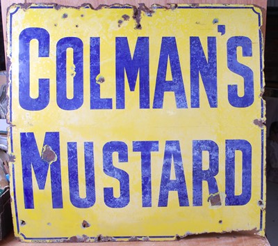 Lot 159 - A large early 20th century enamel on metal...