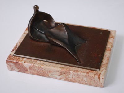 Lot 210 - Joseph Sloan (b.1940) - Reclining nude, bronze...