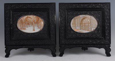 Lot 1368 - Late 19th century Indian school - Pair:...