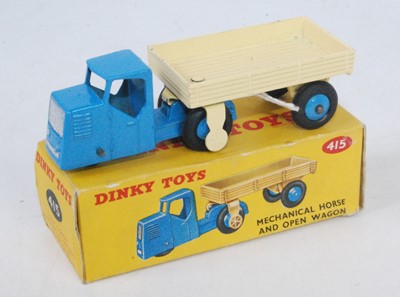 Lot 1950 - A Dinky Toys No. 415 mechanical horse and open...