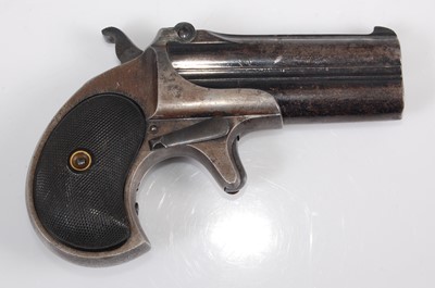 Lot 100 - A late 19th century Remington Derringer