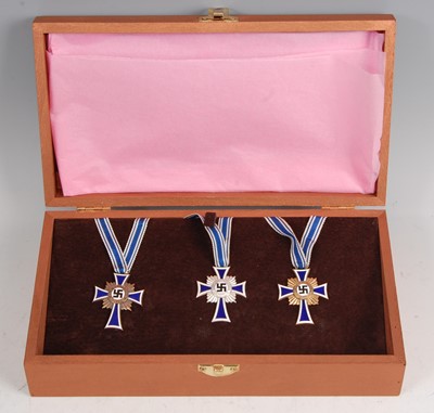 Lot 135 - A collection of three Cross of Honour of the German Mother