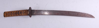 Lot 13 - A Japanese Shinshinto Wakizashi