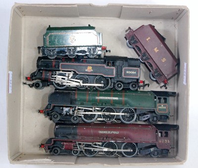 Lot 593 - Three Hornby Dublo locos EDL18 2-6-4 tank...