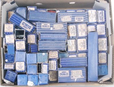Lot 699 - Large box containing 68 boxed Hornby Dublo...