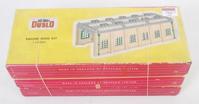 Lot 712 - Three Hornby Dublo dismantled plastic...