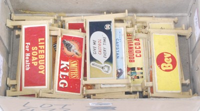 Lot 730 - 17 Hornby hoardings, cream, wide assortment of...