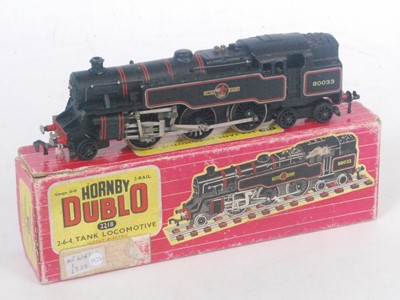 Lot 783 - 2218 Hornby Dublo 2-rail 2-6-4 tank loco...