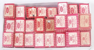 Lot 827 - 24 Hornby Dublo boxed wagons suitable for 2...