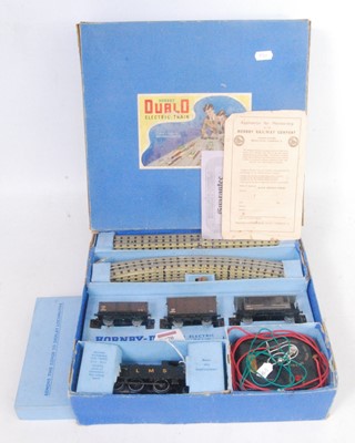 Lot 870 - EDG7 Hornby Dublo LMS tank goods set...