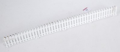 Lot 208 - Five lengths Hornby paled fencing, comprising...