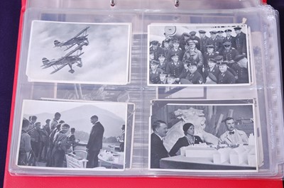 Lot 10 - An album of Third Reich photographs, postcards...