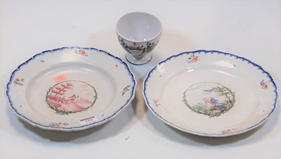 Lot 259 - A 19th century French earthenware dish,...