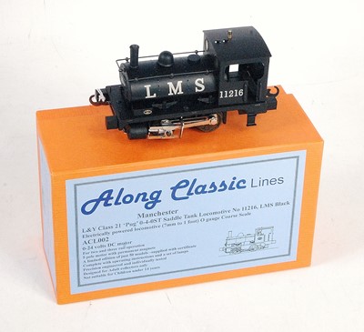 Lot 279 - "Along Classic Lines" L-Y "Pug" 0-4-0 saddle...