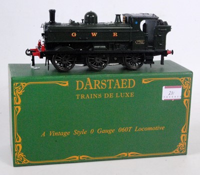 Lot 281 - Darstaed 0-6-0 pannier tank "GWR" 7760 green,...