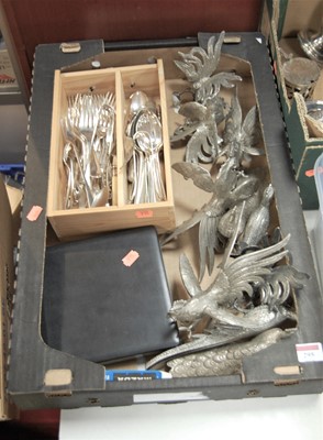 Lot 295 - A collection of silver plated wares, to...