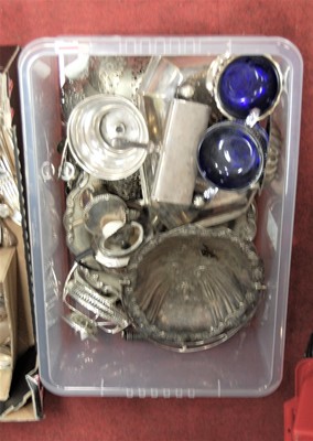 Lot 296 - A collection of silver plated wares, to...
