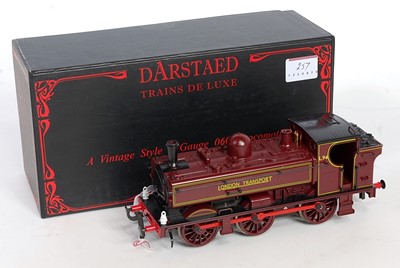 Lot 257 - Darstaed 0-6-0 London Transport satin maroon...