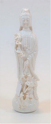 Lot 229 - A 20th century blanc-de-chine figure of...