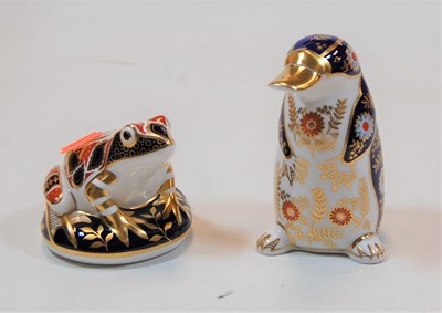 Lot 237 - A Royal Crown Derby desk ornament in the form...