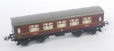 Lot 232 - 1937-41 Hornby no. 2 corridor coach LMS...