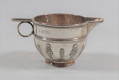 Lot 419 - A late Victorian silver cream jug, having...