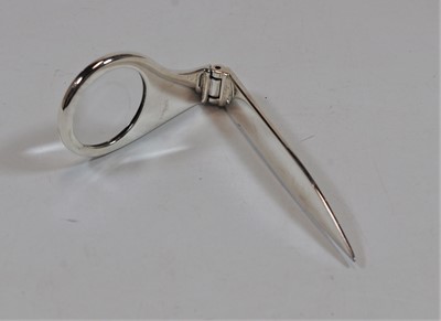 Lot 439 - A modern silver plated combination folding...