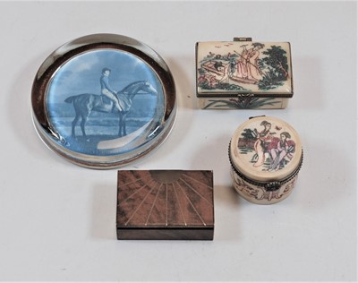 Lot 446 - A glass paperweight, the interior print...