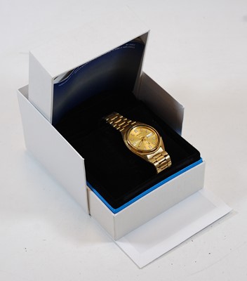 Lot 498 - A gentleman's Seiko No. 5 automatic gold...